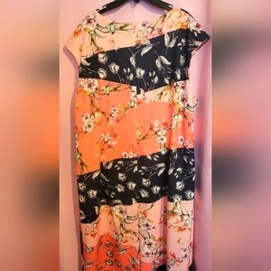 Vince Camuto Floral Print Dress Size 20W